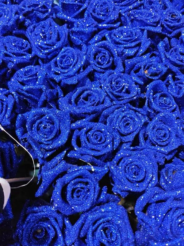 ラメ入り バラ 薔薇 ローズ 造花 枯れない花 花束 ブーケ - Drawelry.jp